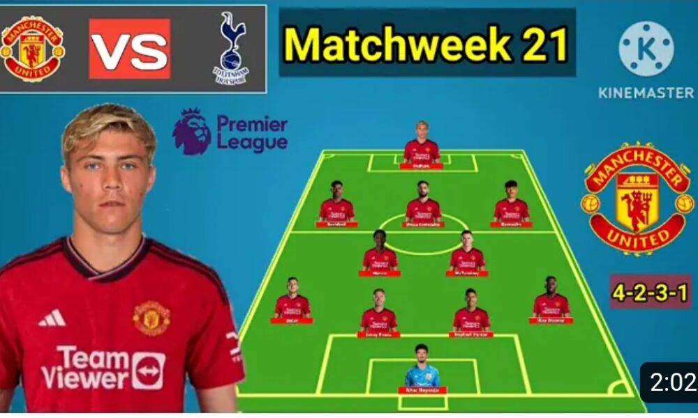 (4-2-3-1) Garnacho, Hojlund & Kobbie Mainoo To Start – Man United ...